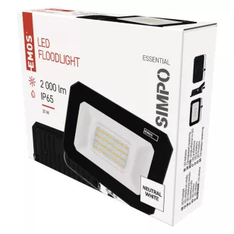 REFLECTOR LED EMOS SIMPO 20W, 2000Lm, 4000K