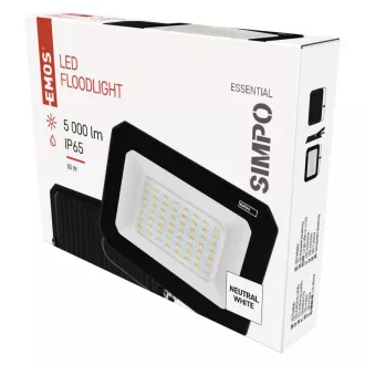 REFLECTOR LED EMOS SIMPO 50W, 5000Lm, 4000K