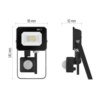 REFLECTOR LED EMOS SIMPO 10W, 1000Lm, 4000K, PIR