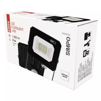 REFLECTOR LED EMOS SIMPO 10W, 1000Lm, 4000K, PIR