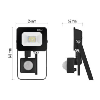 REFLECTOR LED EMOS SIMPO 10W, 1000Lm, 4000K, PIR REFLECTOR LED EMOS SIMPO 10W, 1000Lm, 4000K, PIR