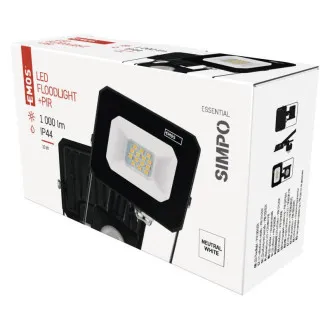 REFLECTOR LED EMOS SIMPO 10W, 1000Lm, 4000K, PIR REFLECTOR LED EMOS SIMPO 10W, 1000Lm, 4000K, PIR