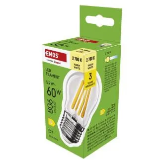 EMOS LED FLM MINI GL 5.9W(60W) 806lm E27 WW EMOS LED FLM MINI GL 5.9W(60W) 806lm E27 WW