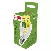 EMOS LED FLM MINI GL 3.8W(60W) 806lm E14 WW A CLAS