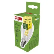 EMOS LED FLM MINI GL 3.8W(60W) 806lm E14 WW A CLAS