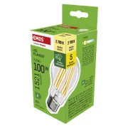 EMOS LED FLM A60 7,2 W(100 W) 1521 lm E27 WW CLASA A