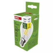 EMOS LED FLM MINI GL 3.8W(60W) 806lm E14 NW A CLAS