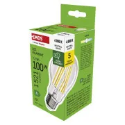 EMOS LED FLM A60 7.2W(100W) 1521lm E27 NW CLASA A