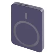 Baterie EMOS Powerbank WI 522, încărcare wireless 20W, 5.000mAh, ALBASTRU, 1xUSB-C