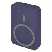 Baterie externă EMOS WI 1046, încărcare wireless 20W, 10.000mAh, ALBASTRU, 1xUSB-C