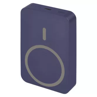 Baterie externă EMOS WI 1046, încărcare wireless 20W, 10.000mAh, ALBASTRU, 1xUSB-C