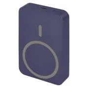 Baterie externă EMOS WI 1046, încărcare wireless 20W, 10.000mAh, ALBASTRU, 1xUSB-C