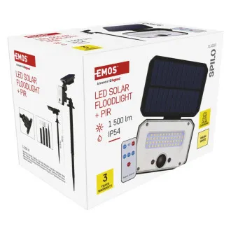 REFLECTOR SOLAR LED SPILO 1500LM IP54 WW REFLECTOR SOLAR LED SPILO 1500LM IP54 WW