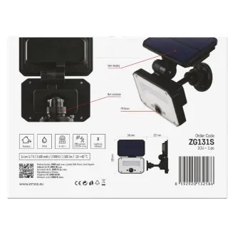 REFLECTOR SOLAR LED SPILO 1500LM IP54 WW REFLECTOR SOLAR LED SPILO 1500LM IP54 WW
