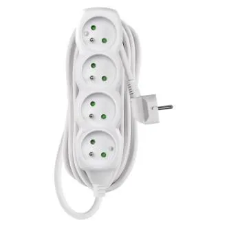 Cablu prelungitor EMOS 4z/5m 1.5mm Cablu prelungitor EMOS 4z/5m 1.5mm
