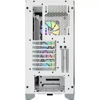 CORSAIR iCUE 4000X RGB TG mid-tower, alb CORSAIR iCUE 4000X RGB TG mid-tower, alb