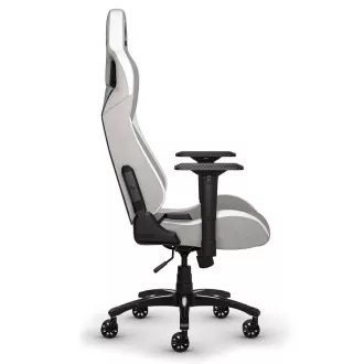 Scaun de gaming CORSAIR T3 Rush gri/alb