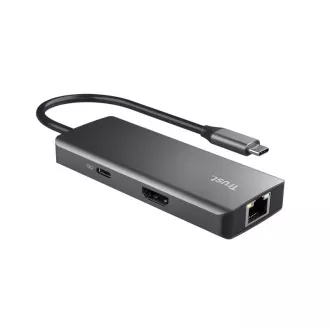 Adaptor multi-port USB-C TRUST 6-în-1 Adaptor multi-port USB-C TRUST 6-în-1