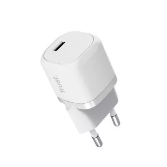 ÎNCĂRCĂTOR TRUST MAXO 20W USB-C ALB