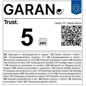 MANCĂ TRUST 15,6” ECO BLK MANCĂ TRUST 15,6” ECO BLK