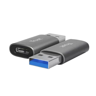 TRUST CALYX ADAPTATOR USB-A la USB-C pachet de 2 TRUST CALYX ADAPTATOR USB-A la USB-C pachet de 2