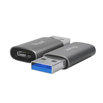 TRUST CALYX ADAPTATOR USB-A la USB-C pachet de 2 TRUST CALYX ADAPTATOR USB-A la USB-C pachet de 2