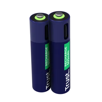BATERII REÎNCĂRCABILE TRUST USB-C 2P - AAA