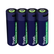 BATERII REÎNCĂRCABILE TRUST USB-C 4P - AA