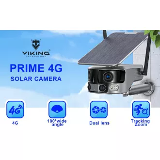Cameră solară Viking PRIME-4G/18000mAh/viziune nocturnă color/IP66/aplicație/Android/iOS Cameră solară Viking PRIME-4G/18000mAh/viziune nocturnă color/IP66/aplicație/Android/iOS