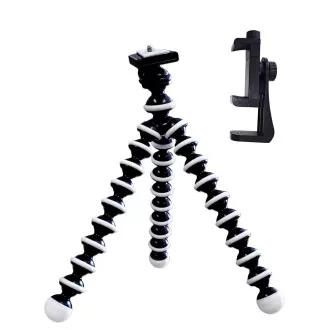 Trepied de călătorie VIKING Tripod 4D/lungime 25,5 cm/flexibil, cauciuc durabil/sarcină maximă 2 kg/șurub de fixare 1/4"