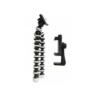 Trepied de călătorie VIKING Tripod 4D/lungime 25,5 cm/flexibil, cauciuc durabil/sarcină maximă 2 kg/șurub de fixare 1/4"