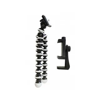 Trepied de călătorie VIKING Tripod 4D/lungime 25,5 cm/flexibil, cauciuc durabil/sarcină maximă 2 kg/șurub de fixare 1/4" Trepied de călătorie VIKING Tripod 4D/lungime 25,5 cm/flexibil, cauciuc durabil/sarcină maximă 2 kg/șurub de fixare 1/4"