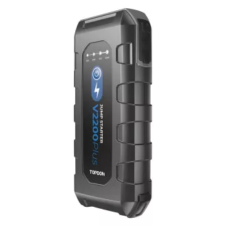 TOPDON V2200Plus/16000mAh/curent de ieșire maxim 2200A/2xUSB-A/USB-C/mufă DC/tester baterie