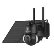 Cameră solară HD Viking HDs03 4G/20000mAh/vedere nocturnă color/IP66/aplicații/notificări/negru