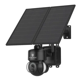 Cameră solară HD Viking HDs03 4G/20000mAh/vedere nocturnă color/IP66/aplicații/notificări/negru Cameră solară HD Viking HDs03 4G/20000mAh/vedere nocturnă color/IP66/aplicații/notificări/negru