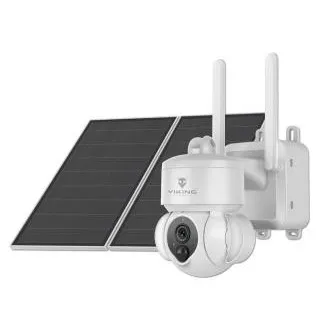 Cameră solară HD Viking HDs03 4G/20000mAh/vedere nocturnă color/IP66/aplicații/notificări/alb Cameră solară HD Viking HDs03 4G/20000mAh/vedere nocturnă color/IP66/aplicații/notificări/alb