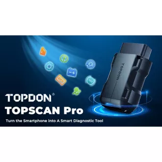 Dispozitiv de diagnosticare TOPDON TopScan Pro/OBD 2 funcții/13 funcții speciale/Android/iOS/aplicație