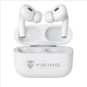 Căști Bluetooth fără fir Viking AIR PLUS/ANC/BT/Wireless/Alb