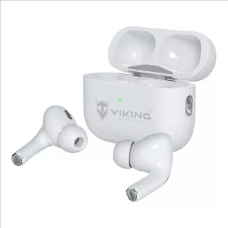 Căști Bluetooth fără fir Viking AIR PLUS/ANC/BT/Wireless/Alb