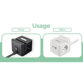 Adaptor de alimentare VIKING YC23H, alb/Ieșire: 2xAC, 1xUSB-A, 2xUSB-C/suport telefon mobil/lumină LED/cablu 1,4 m Adaptor de alimentare VIKING YC23H, alb/Ieșire: 2xAC, 1xUSB-A, 2xUSB-C/suport telefon mobil/lumină LED/cablu 1,4 m