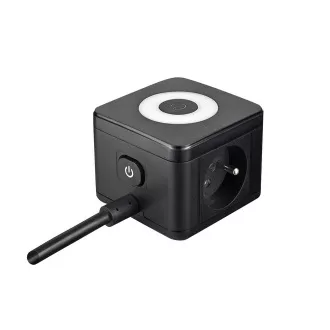 Adaptor de alimentare VIKING YC23L, negru/Ieșire: 2xAC, 1xUSB-A, 2xUSB-C/lampă LED tactilă/cablu de 1,4 m