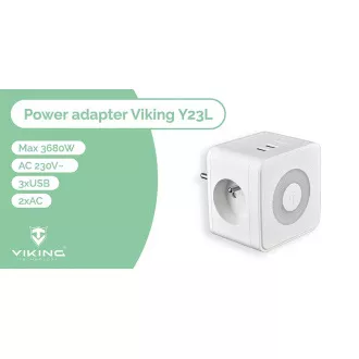 Adaptor de rețea VIKING Y23L, negru