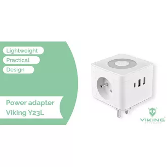 Adaptor de rețea VIKING Y23L, negru