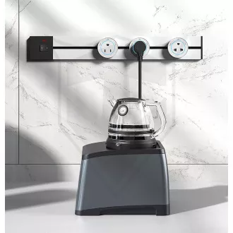 Modul priză Viking A40SB, argintiu-negru/ieșiri - 1xAC/putere până la 2500W/230V, 16A, 50Hz/Tip priză