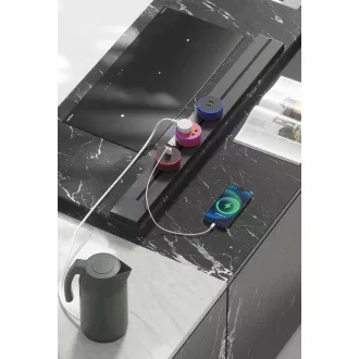 Modul priză Viking A40SB, argintiu-negru/ieșiri - 1xAC/putere până la 2500W/230V, 16A, 50Hz/Tip priză