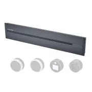 Prelungitor prize - încastrat Viking LZ40G/230V, 50Hz/lungime 40cm/gri/până la 5 module/IP20/aluminiu/încastrat