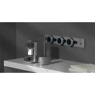 Prelungitor prize - încastrat Viking LZ40G/230V, 50Hz/lungime 40cm/gri/până la 5 module/IP20/aluminiu/încastrat Prelungitor prize - încastrat Viking LZ40G/230V, 50Hz/lungime 40cm/gri/până la 5 module/IP20/aluminiu/încastrat