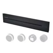 Prelungitor prize - încastrat Viking LZ40B/230V, 50Hz/lungime 40cm/negru/până la 5 module/IP20/aluminiu/încastrat