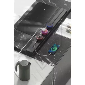 Prelungitor prize - încastrat Viking LZ40B/230V, 50Hz/lungime 40cm/negru/până la 5 module/IP20/aluminiu/încastrat Prelungitor prize - încastrat Viking LZ40B/230V, 50Hz/lungime 40cm/negru/până la 5 module/IP20/aluminiu/încastrat