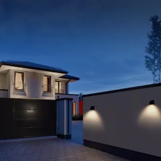 Lampă solară LED de exterior Viking SR25/Senzor de mișcare/1000 lm/4 moduri/IP54/alb zi